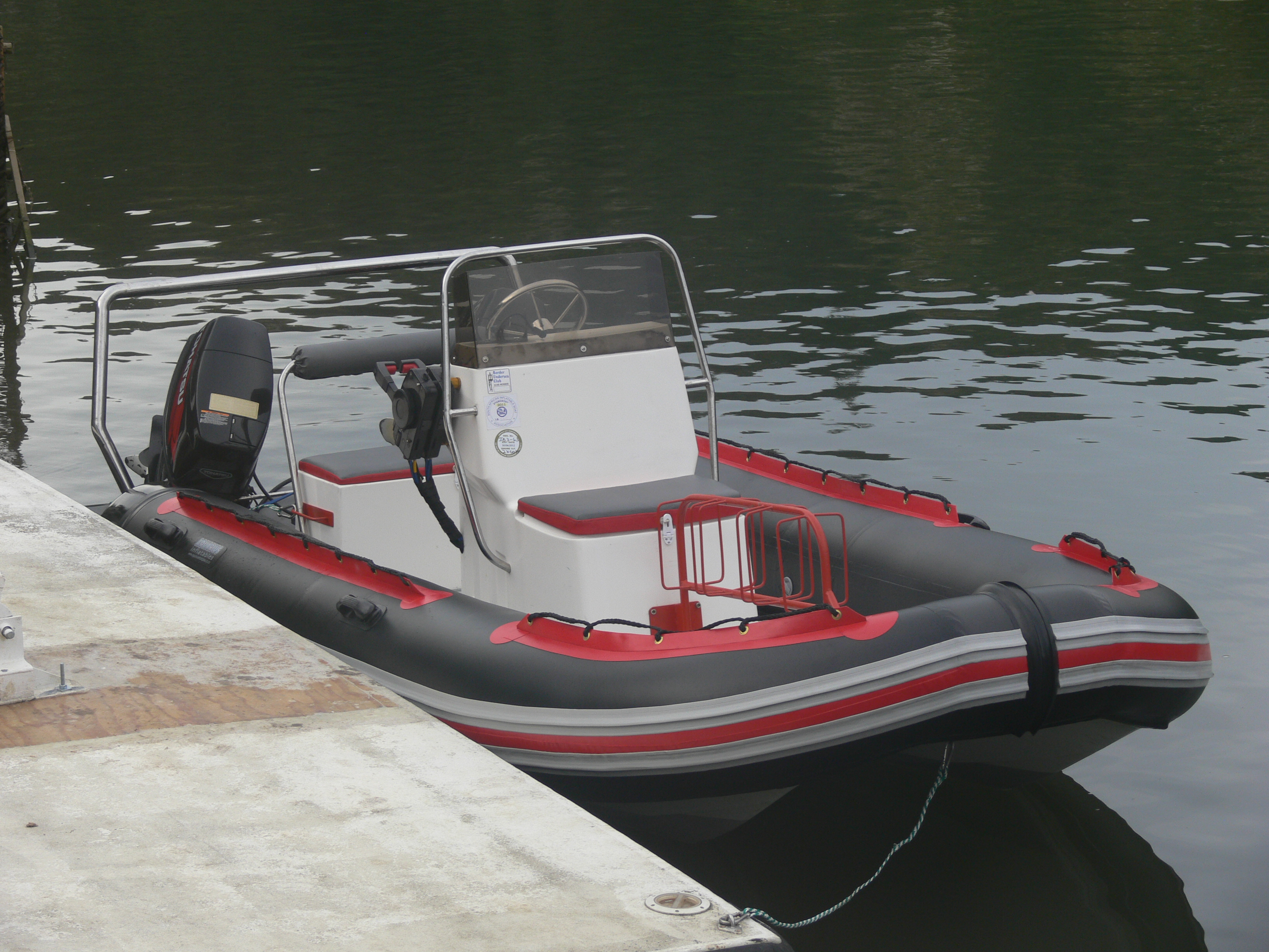 Re-pontooned boat