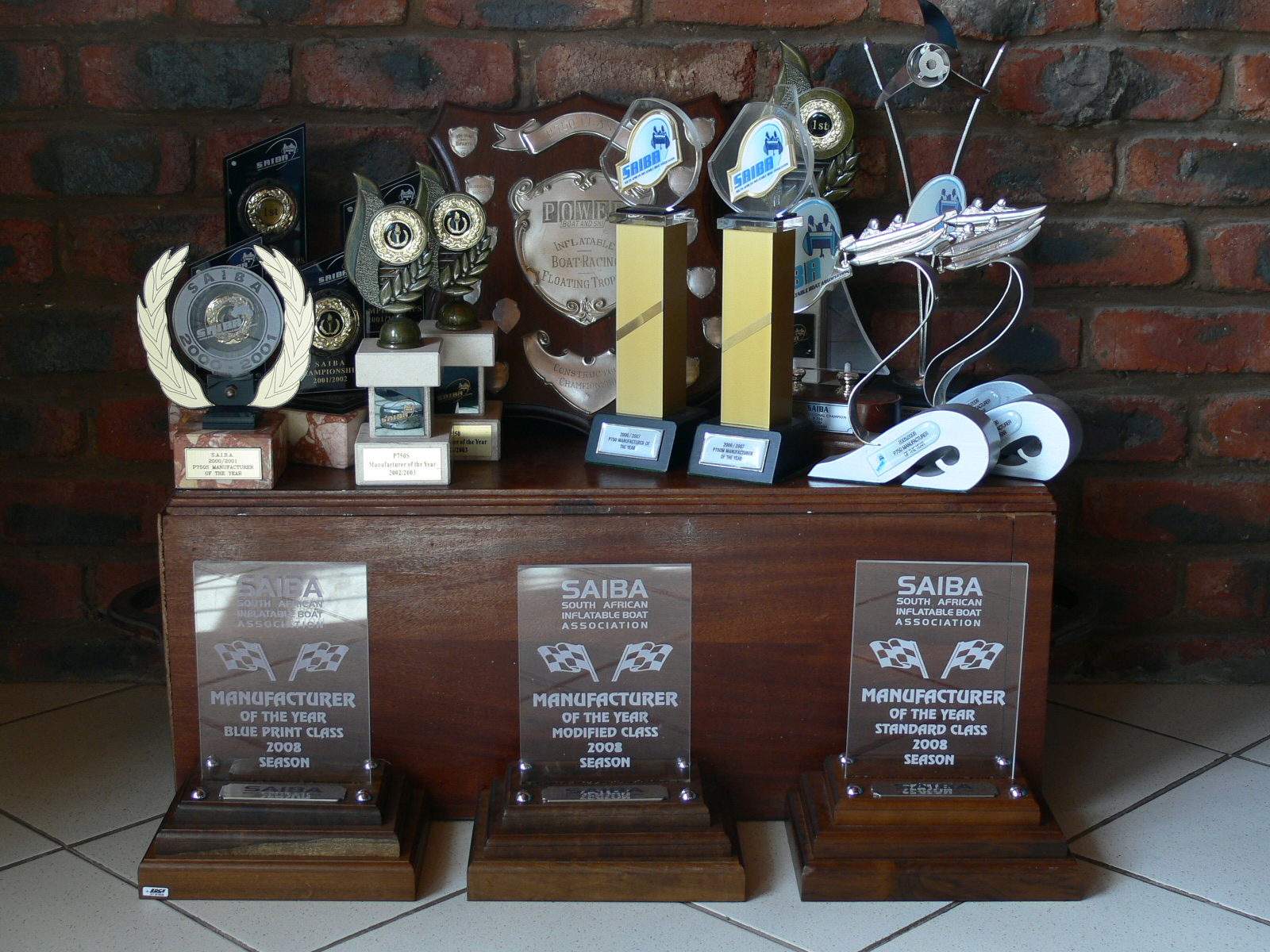 Selection of Aquarius trophies